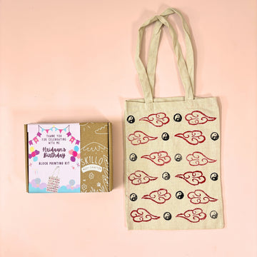 Return Gift - DIY Block Printing on Tote Bag