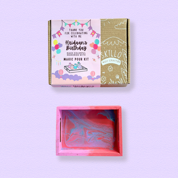 Return Gift - DIY Fluid Art Tray Kit (Min. quantity - 5 kits)