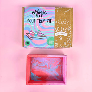 DIY Fluid Art Tray Kit - Bubblegum