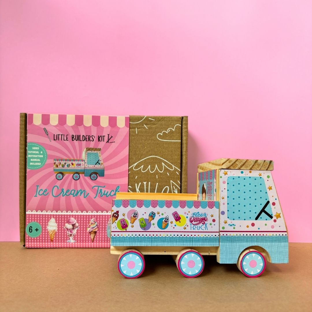 DIY Wooden Truck - Ice Cream