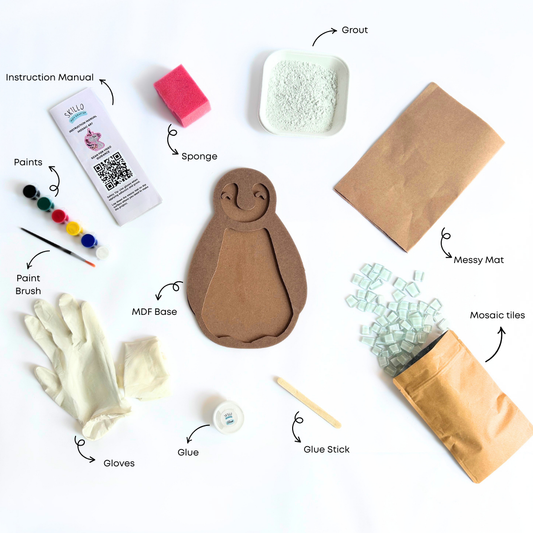 DIY Mosaic Art Kit - Penguin