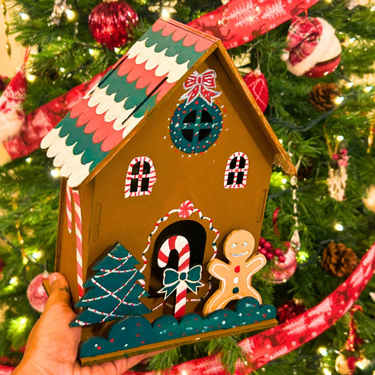 DIY Christmas Gingerbread House