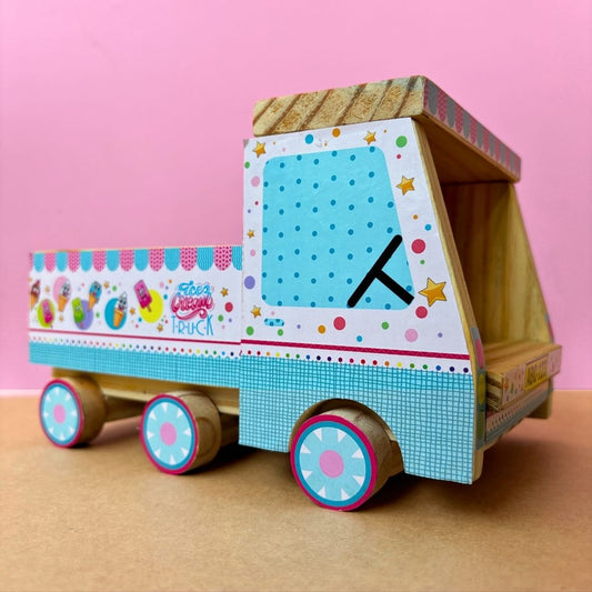 DIY Wooden Truck - Ice Cream