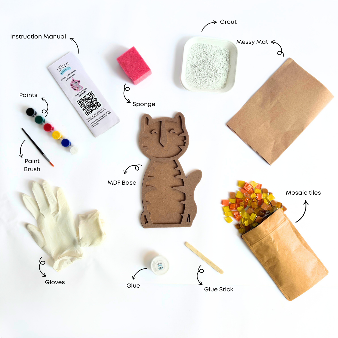 DIY Mosaic Art Kit - Tiger