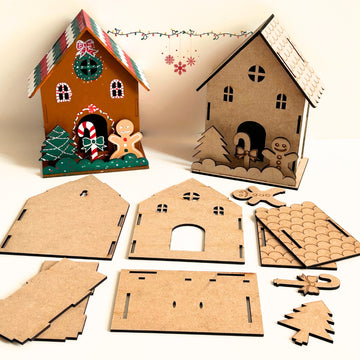 DIY Christmas Gingerbread House