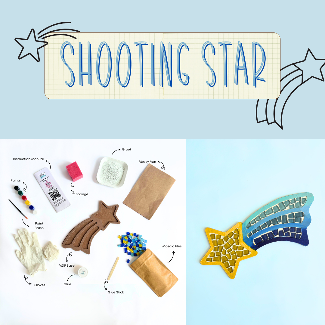 DIY Mosaic Art Kit - Shooting Star