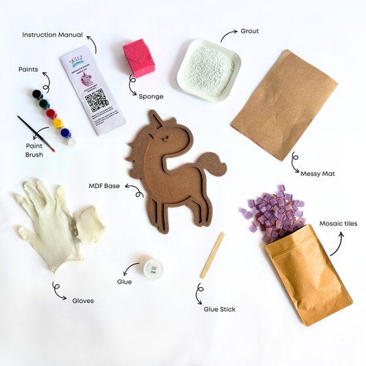 DIY Mosaic Art Kit - Unicorn