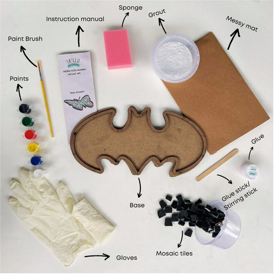 DIY Mosaic Art Kit - Bat