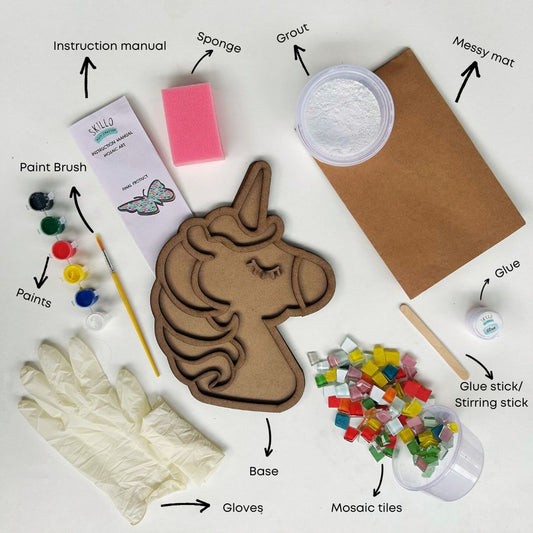 DIY Mosaic Art Kit - Unicorn